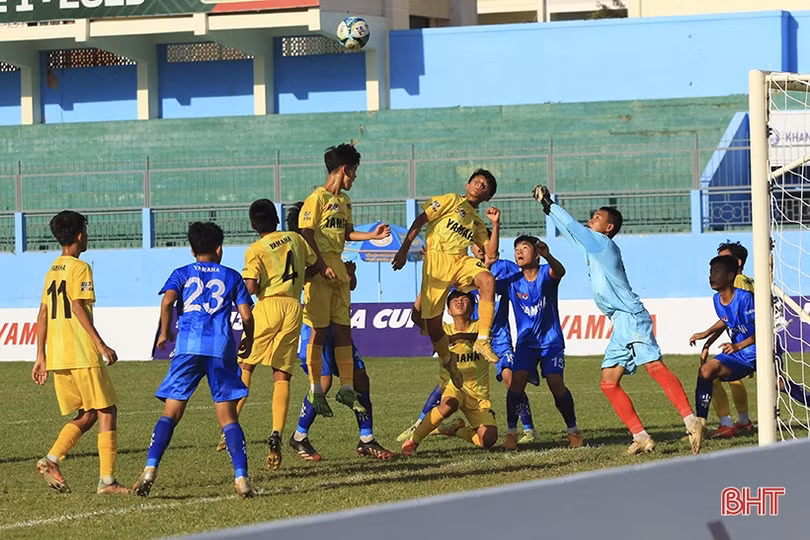 U13 Hồng Lĩnh Hà Tĩnh vào bán kết giải thiếu niên toàn quốc