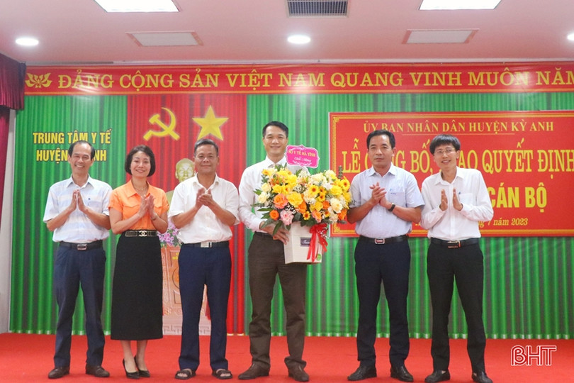 Trung tâm Y tế huyện Kỳ Anh có tân Giám đốc