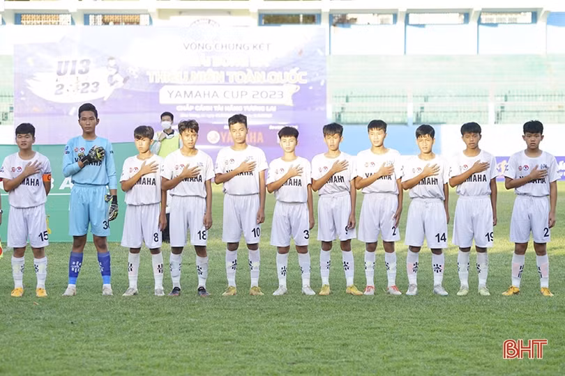 U13 Hồng Lĩnh Hà Tĩnh tuột mất ngôi vô địch trước U13 Sông Lam Nghệ An