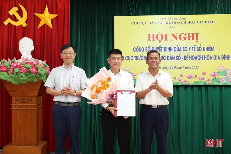 Giám đốc BVĐK Hương Khê làm Chi cục trưởng Chi cục Dân số - KHHGĐ Hà Tĩnh
