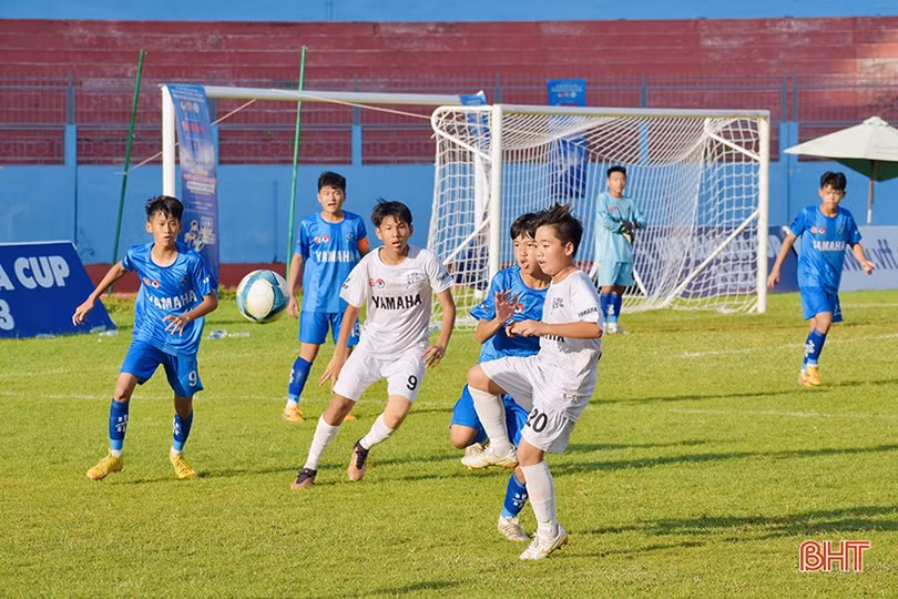 U13 Hồng Lĩnh Hà Tĩnh vào chơi chung kết “derby xứ Nghệ” như mong đợi