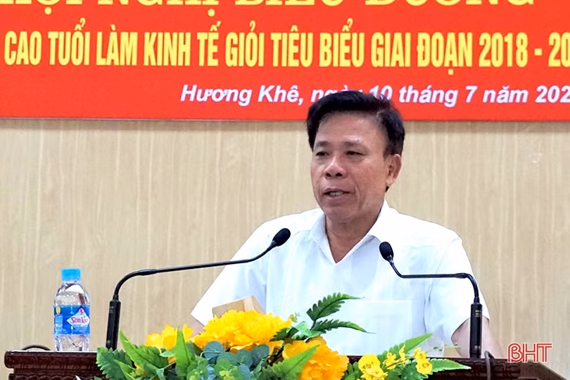 Hương Khê biểu dương 17 người cao tuổi làm kinh tế giỏi tiêu biểu