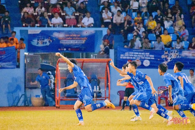 U13 Hồng Lĩnh Hà Tĩnh vào chơi chung kết “derby xứ Nghệ” như mong đợi