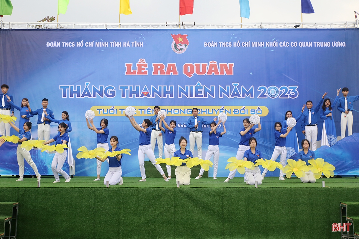 Tuổi trẻ Hà Tĩnh ra quân Tháng Thanh niên 2023