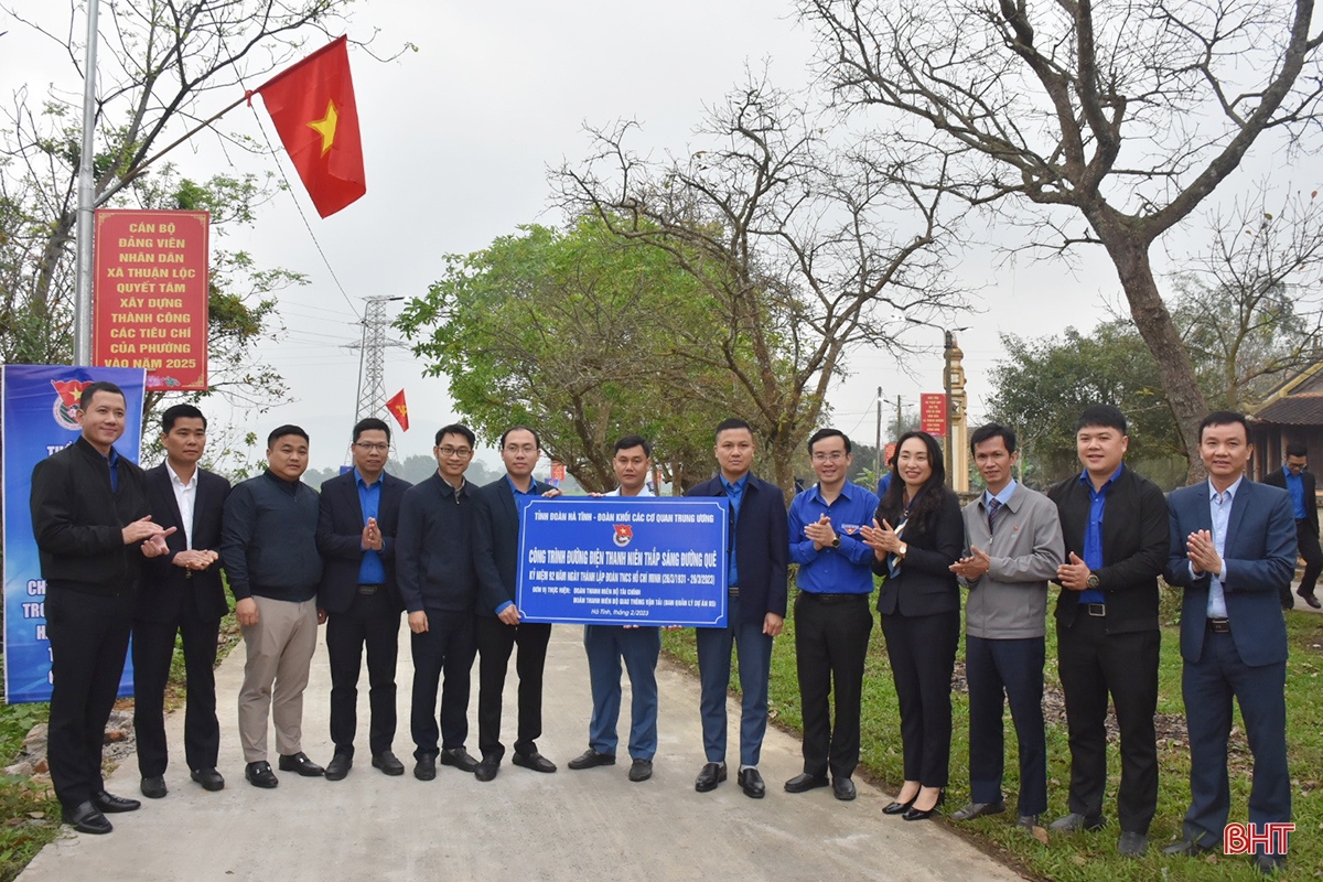 Tuổi trẻ Hà Tĩnh ra quân Tháng Thanh niên 2023