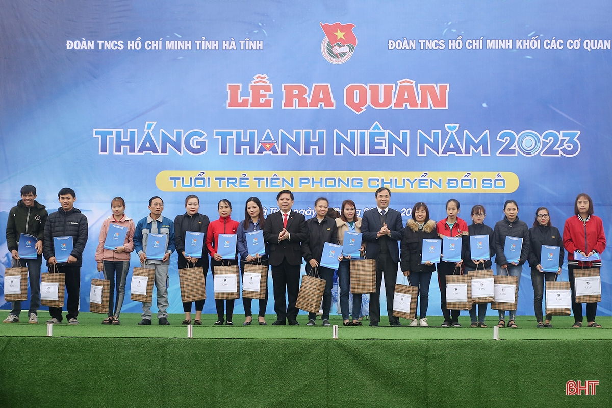 Tuổi trẻ Hà Tĩnh ra quân Tháng Thanh niên 2023