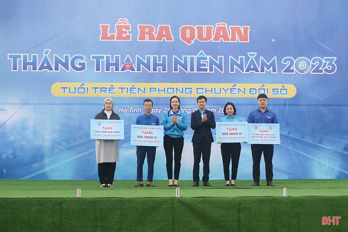 Tuổi trẻ Hà Tĩnh ra quân Tháng Thanh niên 2023
