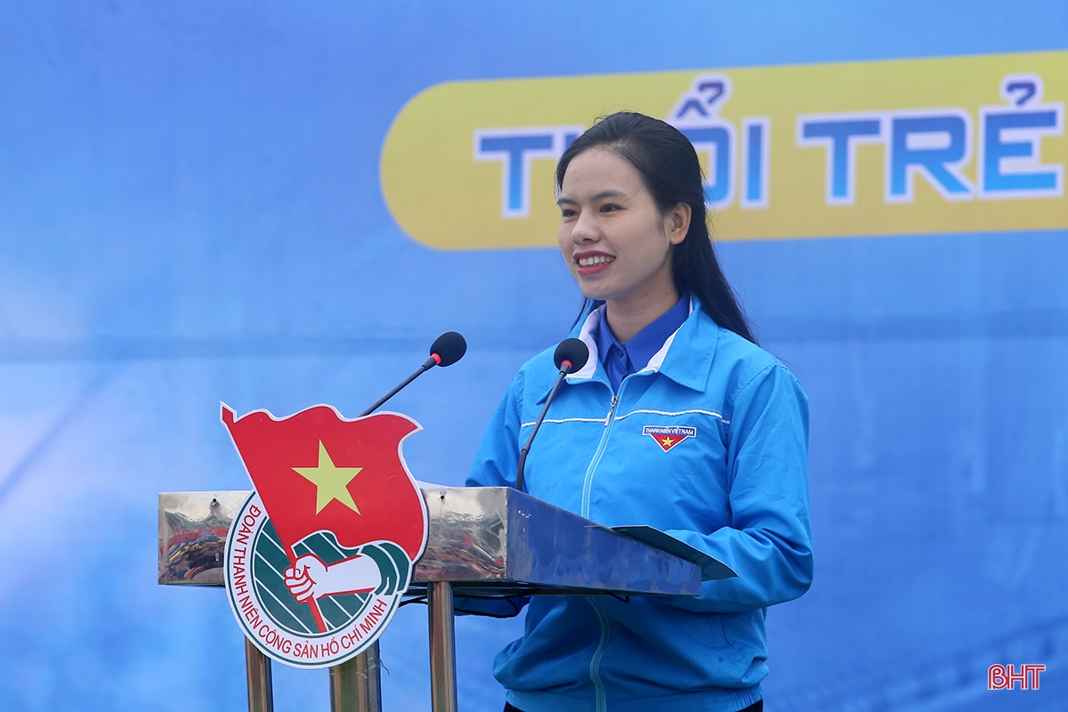 Tuổi trẻ Hà Tĩnh ra quân Tháng Thanh niên 2023