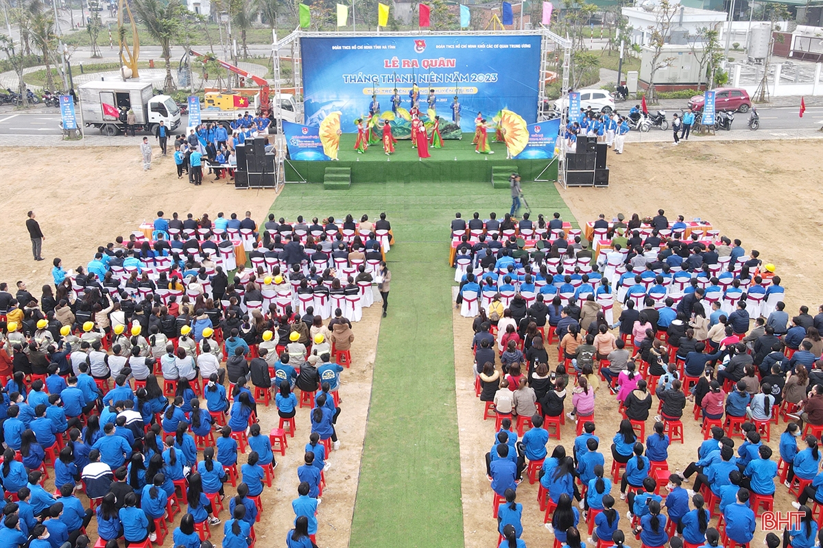 Tuổi trẻ Hà Tĩnh ra quân Tháng Thanh niên 2023