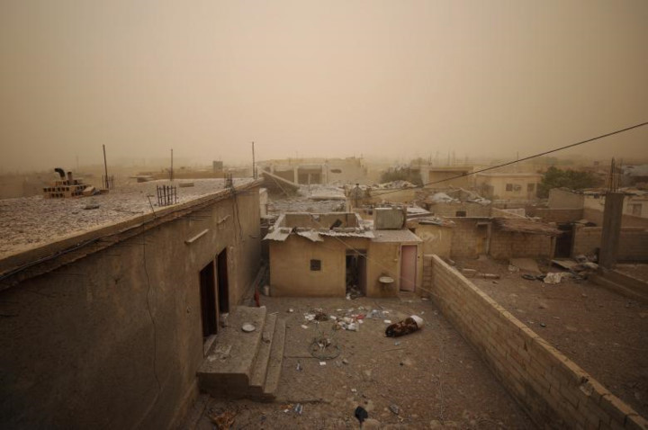 photo duong toi thu do raqqa cua to chuc nha nuoc hoi giao is