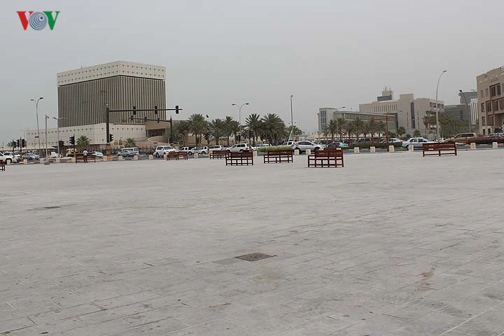 dao quanh duong pho thu do qatar vua bi nhieu nuoc arab co lap