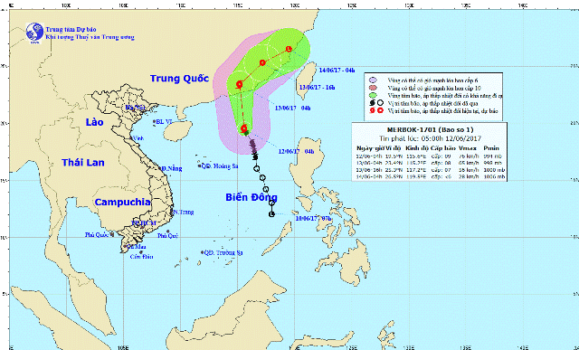 Bão số 1 hướng vào đất liền Trung Quốc, Bắc Trung bộ nắng nóng ảnh 1 bao so 1 huong vao dat lien trung quoc bac trung bo nang nong