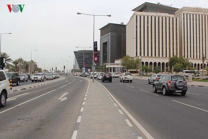 dao quanh duong pho thu do qatar vua bi nhieu nuoc arab co lap