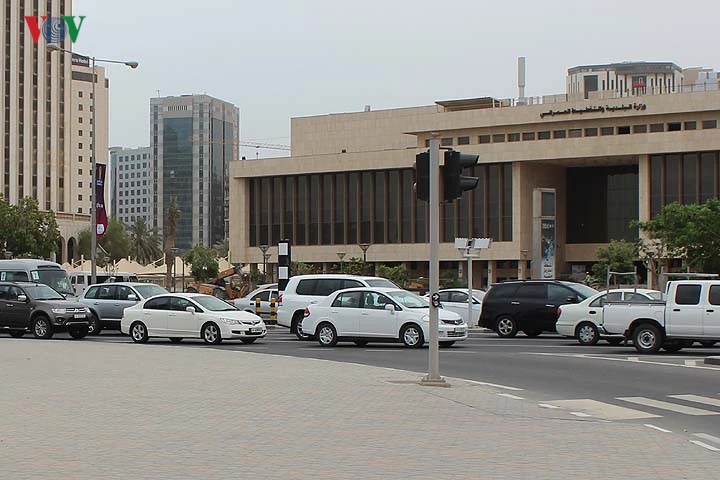 dao quanh duong pho thu do qatar vua bi nhieu nuoc arab co lap