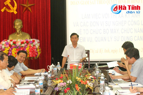 Thiếu biên chế, cán bộ TX Kỳ Anh phải đảm nhiệm nhiều vị trí việc làm
