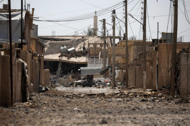 photo duong toi thu do raqqa cua to chuc nha nuoc hoi giao is