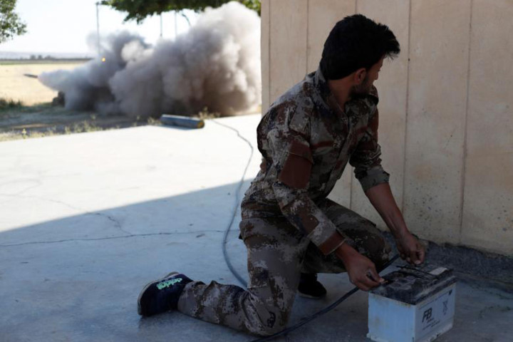 photo duong toi thu do raqqa cua to chuc nha nuoc hoi giao is