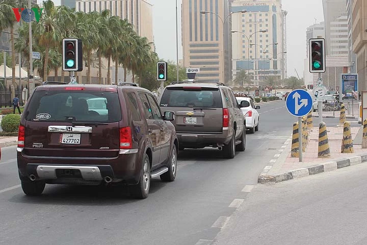 dao quanh duong pho thu do qatar vua bi nhieu nuoc arab co lap