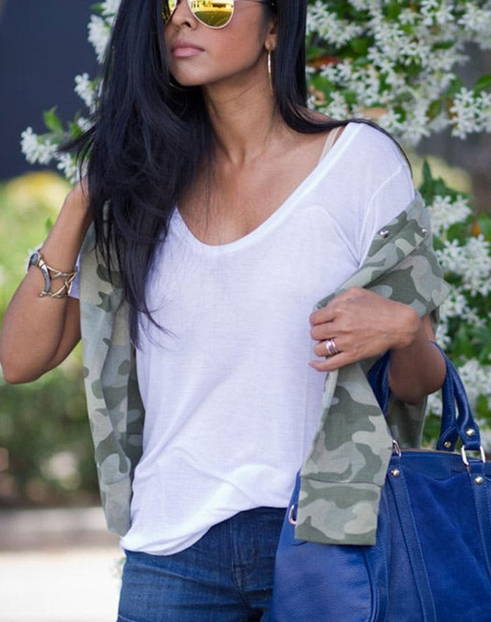 bi kip dien ao thun trang dep chuan cho moi voc dang