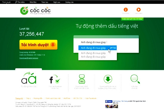 Cốc Cốc "vượt mặt" Facebook tại thị trường Việt ảnh 1 Cốc Cốc "vượt mặt" Facebook tại thị trường Việt ảnh 1
