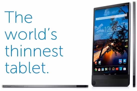 Vượt iPad Air 2, Dell Venue 8 7000 sẽ là tablet mỏng nhất thế giới? ảnh 1