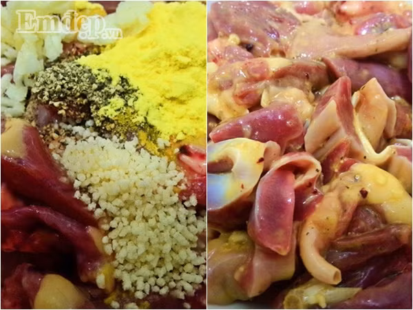 troi mua lanh trua nay me che bien mon long ga xao sa ot cay ngon mieng