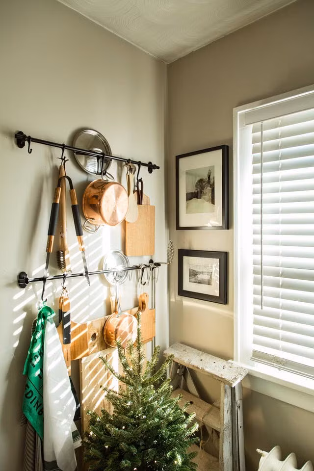 bi kip sap xep can bep gon gang ma khong can cabinet chua do