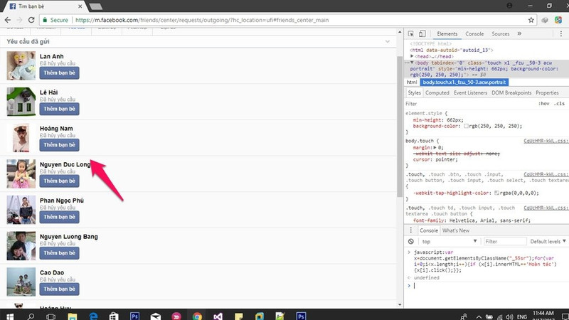 huong dan dong loat rut lai loi moi ket ban da gui di tren facebook
