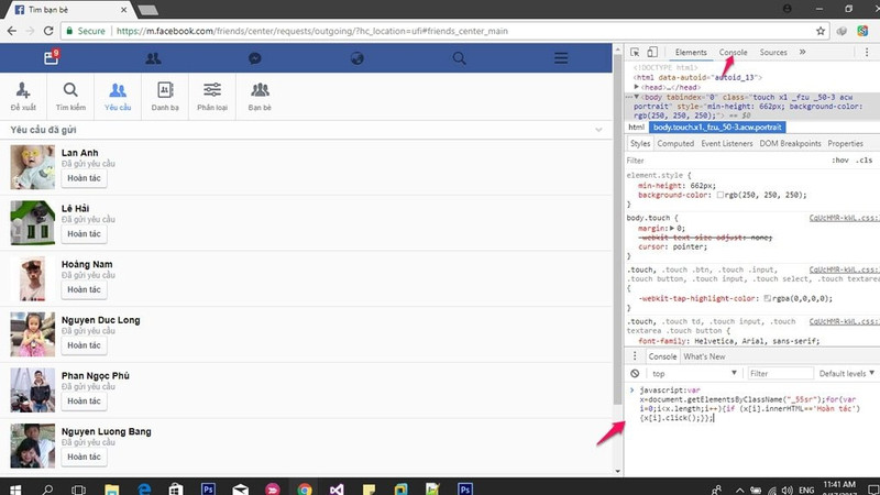huong dan dong loat rut lai loi moi ket ban da gui di tren facebook