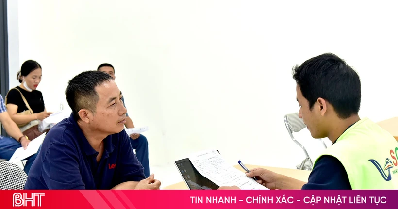 Gần 200 người tham gia tuyển dụng việc làm tại Hà Tĩnh