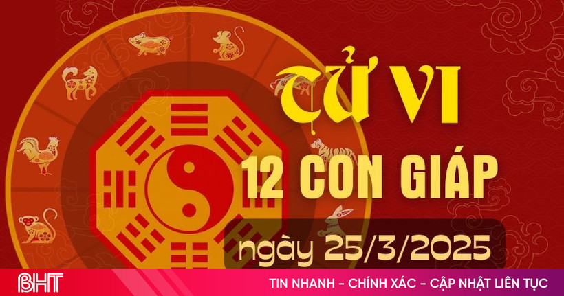 Tử vi hàng ngày - Tử vi 12 con giáp hôm nay ngày 25/3/2025