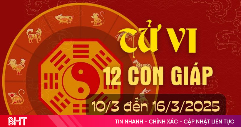 Tử vi tuần mới từ ngày 10/3 - 16/3/2025 của 12 con giáp