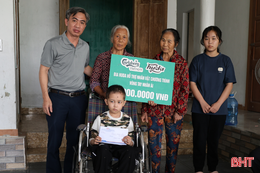 Hơn 185 triệu đồng đến với 2 hoàn cảnh khó khăn