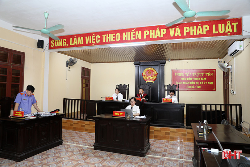 Toàn cảnh phiên tòa tại TAND thị xã Kỳ Anh. AG7A7264.jpg