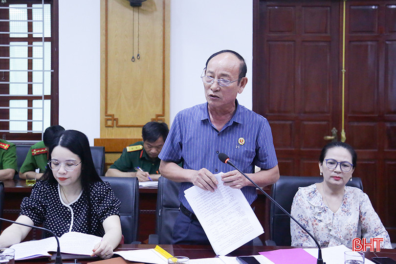 Chủ tịch Hội Cựu Chiến binh TP Hà Tĩnh Trần Hậu Bình: Thành phố đã có nhiều giải pháp để thực hiện tốt chính sách xã hội, chính sách hậu phương quân đội. 0X5A0833.jpg