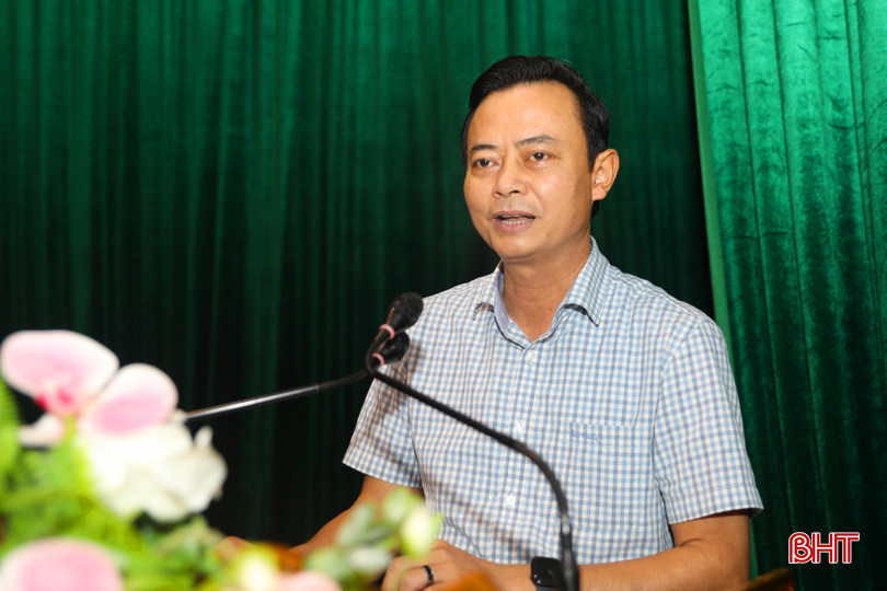 Trưởng Ban Tuyên giáo Tỉnh uỷ Hà Văn Hùng phát biểu chỉ đạo hội nghị. AG7A0906.jpeg
