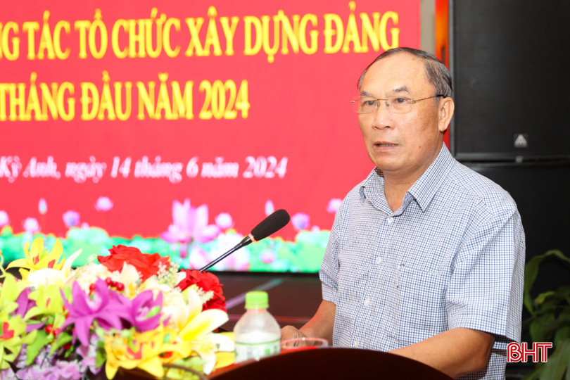Trưởng ban Tổ chức Tỉnh ủy Võ Hồng Hải kết luận hội nghị. AG7A4764.jpeg