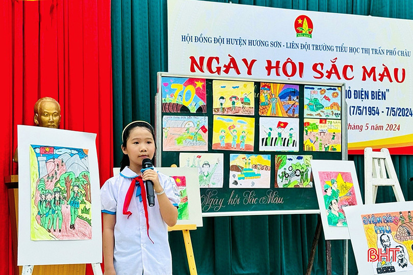Hoạt động vẽ tranh chủ đề " Em là chiến sĩ nhỏ Điện Biên" kỉ niệm 70 năm Chiến thắng Điện Biên Phủ của Liên đội Trường Tiểu học thị trấn Phố Châu (Hương Sơn). z5419663766176_5dfc06bfc099444304bdd12449c941df (1).jpg
