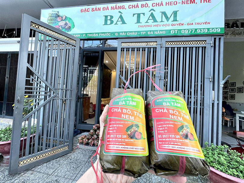 Cơ sở sản xuất chả bò Bà Tâm luôn được người dân địa phương lựa chọn Chả bò Đà Nẵng 2.jpg
