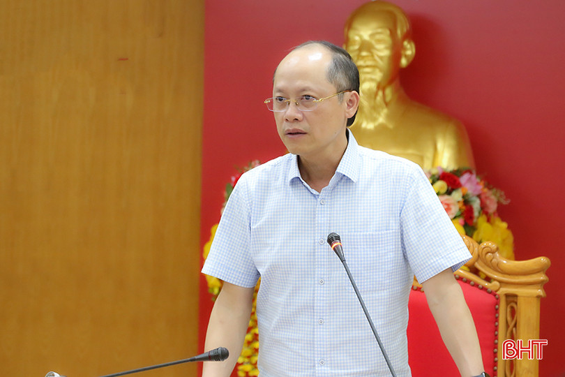 Phó Chủ tịch Thường trực UBND tỉnh Nguyễn Hồng Lĩnh kết luận cuộc họp. IMG_7481.jpg
