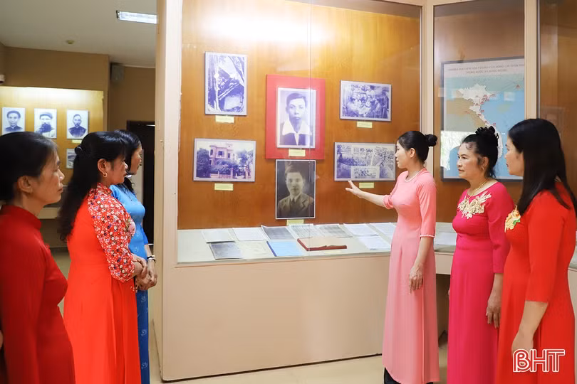 Nhà lưu niệm, nơi lưu giữ hàng trăm hiện vật nói về cuộc đời, sự nghiệp cách mạng của Tổng Bí thư Trần Phú.