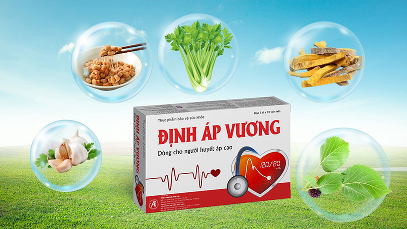 Viên uống Định Áp Vương với thành phần hoàn toàn tự nhiên Định Áp Vương 1.jpg