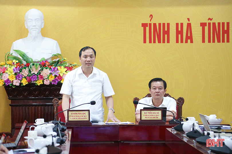Bí thư Tỉnh ủy Hoàng Trung Dũng phát biểu chỉ đạo. IMG_7778.jpg