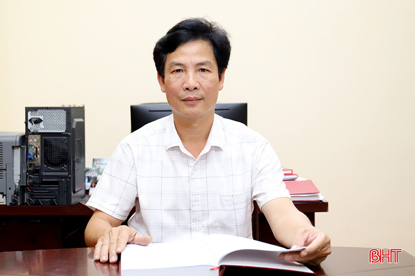 Ông Trịnh Ngọc Chung - Giám đốc Trung tâm Văn hóa - Truyền thông huyện Hương Sơn. IMaG_4396 copy.jpg