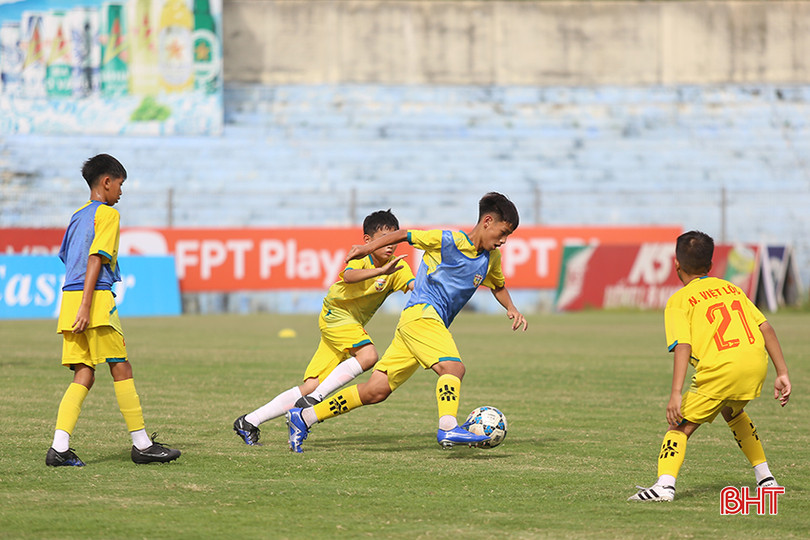U13 Hồng Lĩnh Hà Tĩnh tích cực tập luyện cho U13 quốc gia. a1.jpg