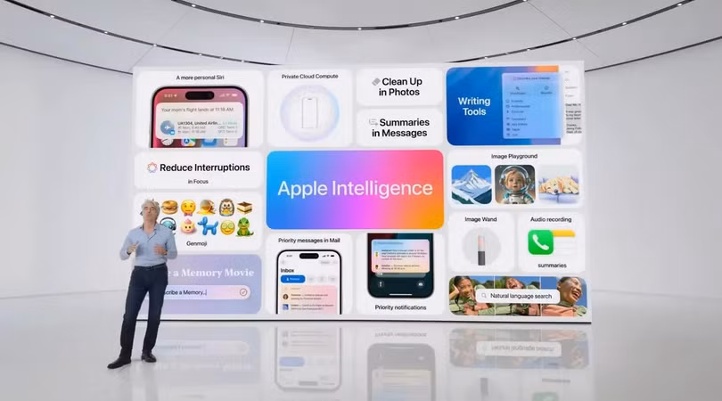 Các tính năng của Apple Intelligence đã được ra mắt tại WWDC 2024. Ảnh: Apple.