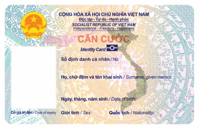 Thẻ căn cước dùng cho trẻ em sẽ được sử dụng từ 1/7. Ảnh: Bộ Công an Thẻ căn cước dùng cho trẻ em sẽ được sử dụng từ 1/7. Ảnh: Bộ Công an