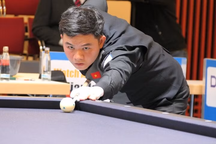 Bao Phương Vinh thể hiện được tài năng khi giành điểm cuối để mang về chức vô địch. (Ảnh: Jan Rosmulder)