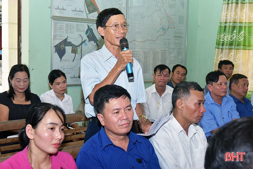 Cử tri Nguyễn Văn Thiện - thôn Phú Lễ, xã Hương Trạch kiến nghị nội dung liên quan đến đời sống dân sinh. z5408769087210_e34116974801fbe5f343f1816445ecb5.jpg