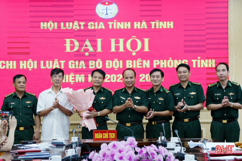 Đại hội Chi hội Luật gia Bộ đội Biên phòng tỉnh được tổ chức vào chiều 26/6. BP.jpg